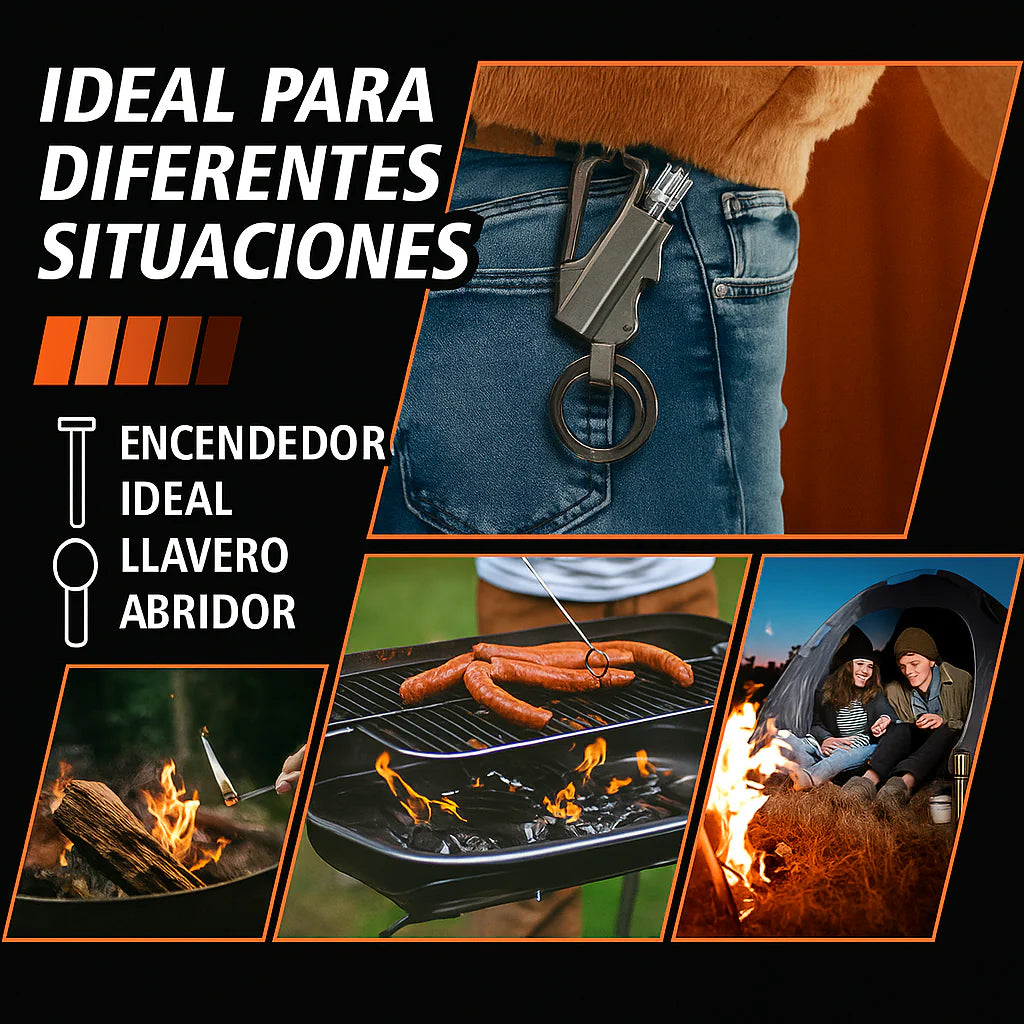 Llavero Encendedor Militar