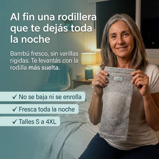 Rodillera de Compresión de Bambú Premium